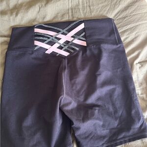 Fabletics Black and Pink Bike Shorts